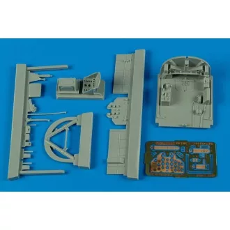Aires N1K1 Shiden cockpit set for Hasegawa cockpit készlet