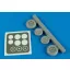 Aires Me-262A wheels & paint mask for HOB kerék készlet