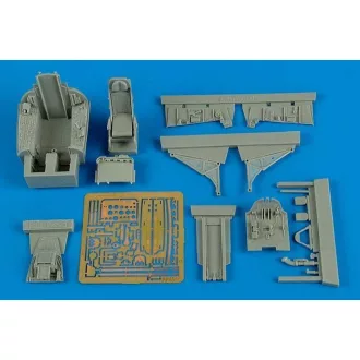   Aires F-100C Super Sabre-early cockpit set TRU cockpit készlet