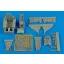 Aires F-100C Super Sabre-early cockpit set TRU cockpit készlet