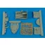 Aires F4U-4 Corsiar cockpit set for Hobby Boss cockpit készlet