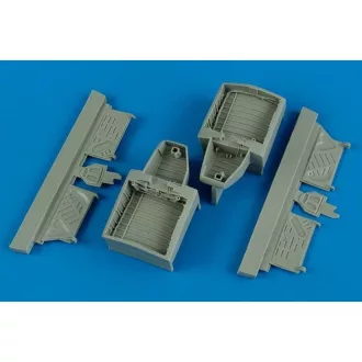   Aires F4U-4 Corsair whell bay for Hobby Boss műgyanta repülő kiegészítő