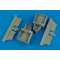 Aires F4U-4 Corsair whell bay for Hobby Boss műgyanta repülő kiegészítő