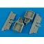 Aires F4U-4 Corsair whell bay for Hobby Boss műgyanta repülő kiegészítő