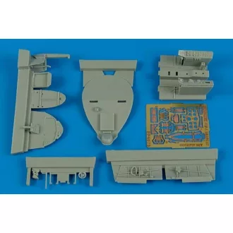  Aires F8F-1 Bearcat cockpit set f.Hobby Boss cockpit készlet