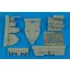 Aires F8F-1 Bearcat cockpit set f.Hobby Boss cockpit készlet