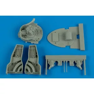   Aires F8F-1 Bearcat wheel bay for Hobby Boss futóműakna készlet