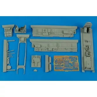 Aires Bf 110D-3 cockpit set for Cyber-Hobby cockpit készlet