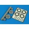 Aires S2F Tracker wheels & p. masks f. Kinetic kerék készlet