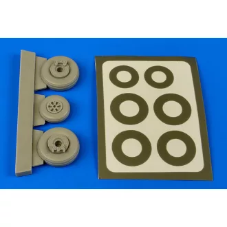   Aires OV-1 Mohawk wheels & paint masks f.Roden kerék készlet