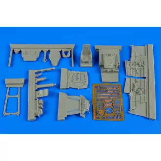 Aires Lavochkin La-5 cockpit set for Zvezda cockpit készlet