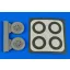 Aires F4U-5 Corsair wheels & paint masks f.HBo kerék készlet