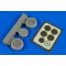 Aires Me 262A/B wheels &paint masks f.HobbyBos kerék készlet