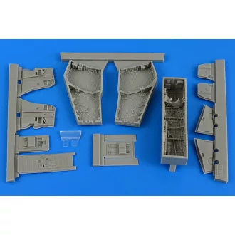   Aires F-4C/D Phantom II wheel bay with covers for Academy futóműakna készlet