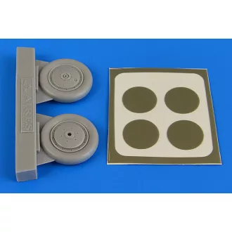   Aires I-153 Chaika wheels & paint masks f.ICM kerék készlet