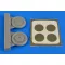 Aires I-153 Chaika wheels & paint masks f.ICM kerék készlet