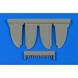   Aires Macchi C.202 (late version) control surfaces (Eduard, Hasegawa)