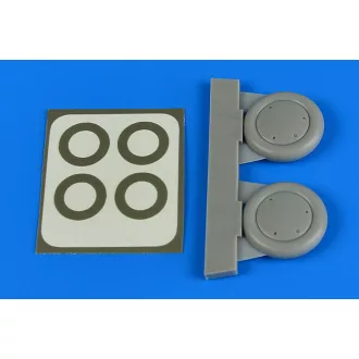   Aires Gloster Gladiator wheels&paint masks for Roden/Eduard kerék készlet