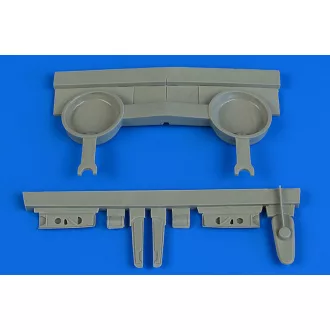 Aires P-40B wheel bay for Airfix futóműakna készlet