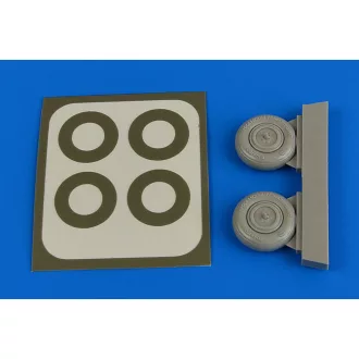 Aires Yak-3 wheels & paint masks kerék készlet