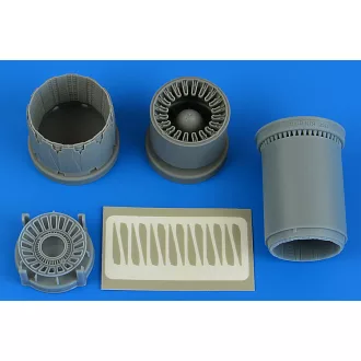   Aires Lockheed Martin F-16 C/D Block 30/40/50/70 - Exhaust Nozzle OPENED (Kinetic Gold Kits)