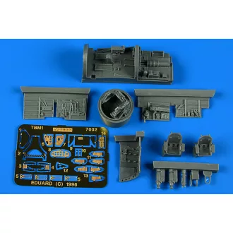   Aires TBM Avenger Cocpit set Cockpit-Set mit Abwehrturm cockpit készlet