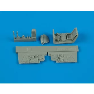   Aires BF 109G-6 cockpit set Für FINE MODELS Bausatz cockpit készlet