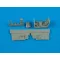 Aires BF 109G-6 cockpit set Für FINE MODELS Bausatz cockpit készlet