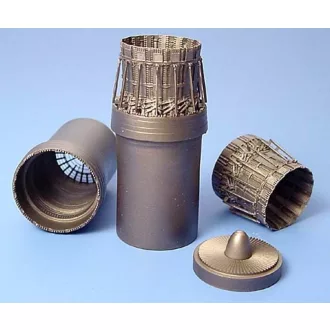   Aires F-15C exhaust nozzles - late version Für Hasegawa Bausatz. hajtómű fúvóka készlet
