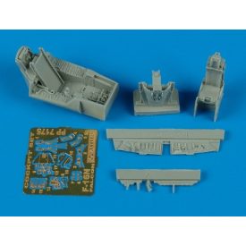   Aires Lockheed-Martin F-16N Fighting Falcon Aggressor cockpit set (Hasegawa)