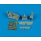 Aires F-16N Aggressor Cockpit Set für Hasegawa-Bausatz cockpit készlet