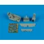Aires F-16N Aggressor Cockpit Set für Hasegawa-Bausatz cockpit készlet