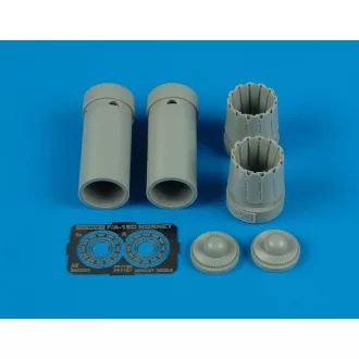   Aires F/A-18C exhaust nozzles - opened für Hasegawa Bausatz hajtómű fúvóka készlet