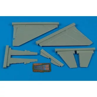   Aires J35 Draken wing set für Hasegawa Bausatz műgyanta repülő kiegészítő
