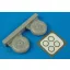 Aires Lancaster wheels & paint masks for Revell kit kerék készlet