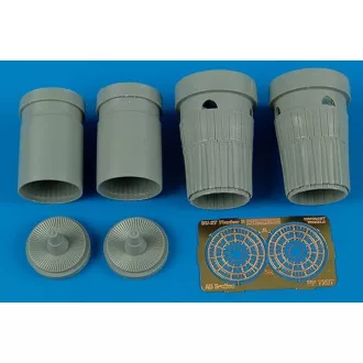   Aires Su-27 Flanker B exhaust nozzles Für Italeri Bausatz hajtómű fúvóka készlet