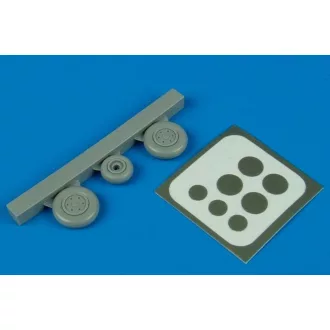   Aires MiG-21F-13 wheels & paint masks Für Revell Bausatz kerék készlet