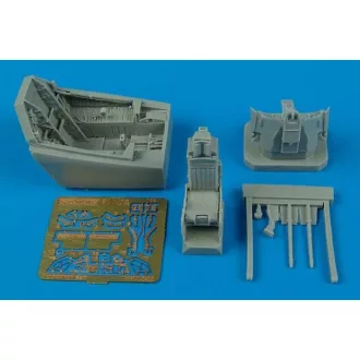   Aires F-117A Nighthawk cockpit set für Hasegawa Bausatz cockpit készlet