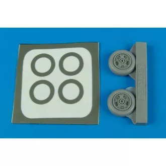  Aires A-7A/B/E Corsiar II wheels & paint masks für Hobby Boss Bausatz kerék készlet