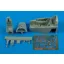 Aires A-7E Corsiar II (early v.) cockpit set für Hobby Boss Bausatz cockpit készlet