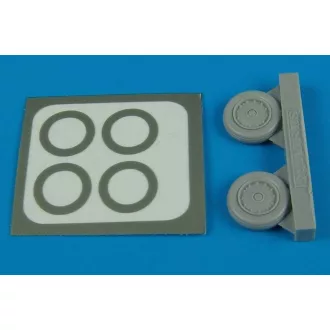 Aires F-8 Crusader wheels & paint masks kerék készlet
