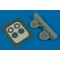 Aires Bf 109E/F wheels kerék készlet