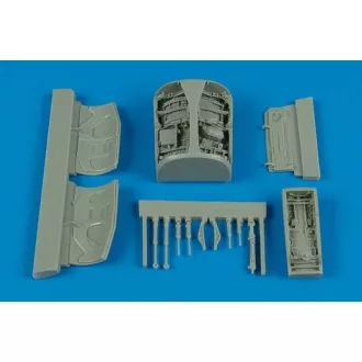   Aires F-16l Sufa wheel bay for Hasegawa futóműakna készlet