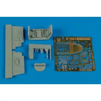 Aires Bf 109G-2 cockpit set for Fine Models cockpit készlet