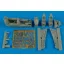 Aires F-4E Phantom II cockpit set for Hasegawa cockpit készlet