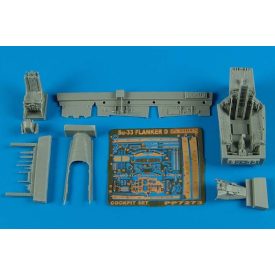 Aires Sukhoi Su-33 Flanker D cockpit set (Hasegawa)