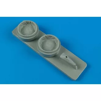   Aires Curtiss P-40B/C wheel bay for Airfix futóműakna készlet