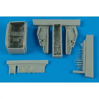   Aires F-100C/D Super Sabre wheel bay for TRU futóműakna készlet