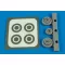 Aires F9F Panther wheels & paint masks for HB kerék készlet