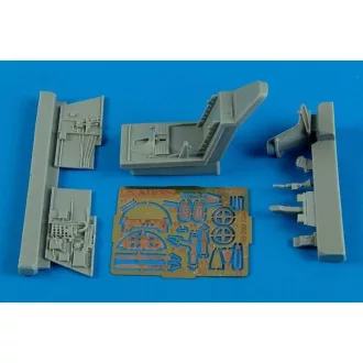Aires Bf-109E-3/E-4 cockpit set for Airfix cockpit készlet
